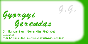 gyorgyi gerendas business card